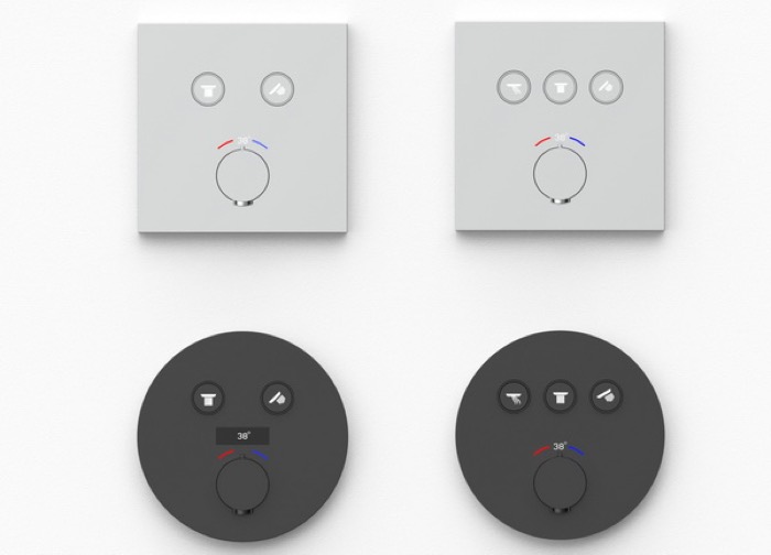 PVD coated trim plates in several colour finishes