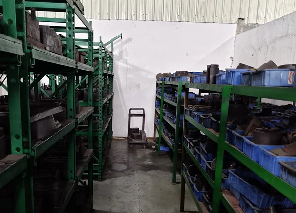 Forging dies inside the FJ factory