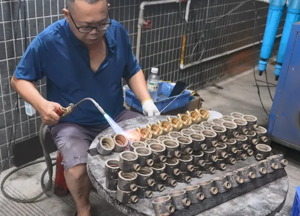 Heating process captured inside the factory