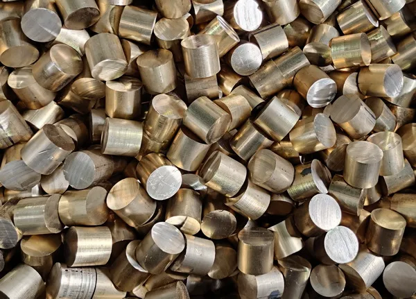 Selected brass components for concealed shower production